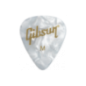 Pearloid White Picks, 12 Pack, Medium
