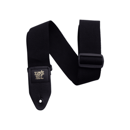Sangle polypro | noir 533355 Ernie Ball | Réf COURROIES