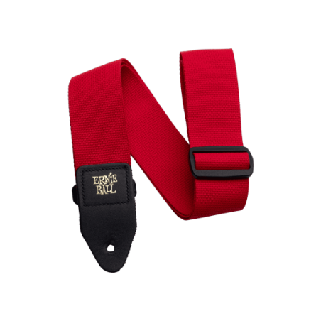 Sangle polypro | rouge 533356 Ernie Ball | Réf COURROIES