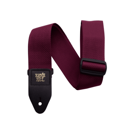 Sangle polypro | bordeaux 533360 Ernie Ball | Réf COURROIES