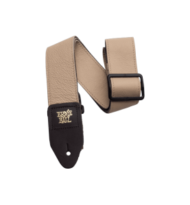 Sangle cuir italien beige | COURROIES Ernie Ball | Réf AEB…