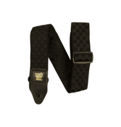 Sangle jacquard Black Checkers | COURROIES Ernie Ball | Réf…