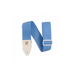 Sangle polypro bleu clair et blanche | COURROIES Ernie Ball…
