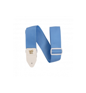 Sangle polypro bleu clair et blanche | COURROIES Ernie Ball…