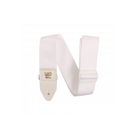 Sangle polypro blanche | COURROIES Ernie Ball | Réf AEB 5350