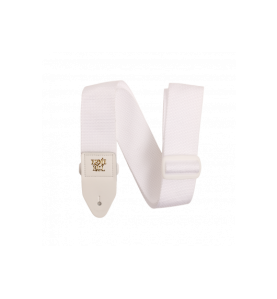 Sangle polypro blanche | COURROIES Ernie Ball | Réf AEB 5350