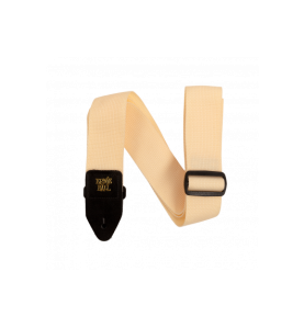 Sangle polypro crème | COURROIES Ernie Ball | Réf AEB 5354