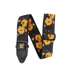 Sangle jacquard Tangerine Rose | COURROIES Ernie Ball | Réf…