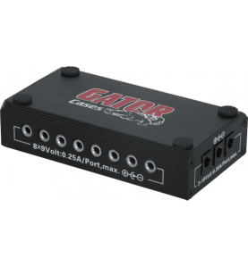 Avec alimentation universelle | PEDALBOARDS Gator | Réf HGA…