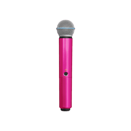 Corps émetteur rose pour BLX2-SM58/BETA60 | SYSTEMES HF Shu…