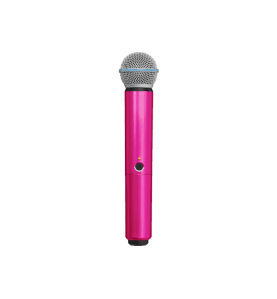 Corps émetteur rose pour BLX2-SM58/BETA60 | SYSTEMES HF Shu…