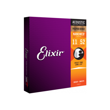 PHOS.BRONZE. CL 11-52 | CORDES ACOUSTIQUES Elixir | Réf CEL…