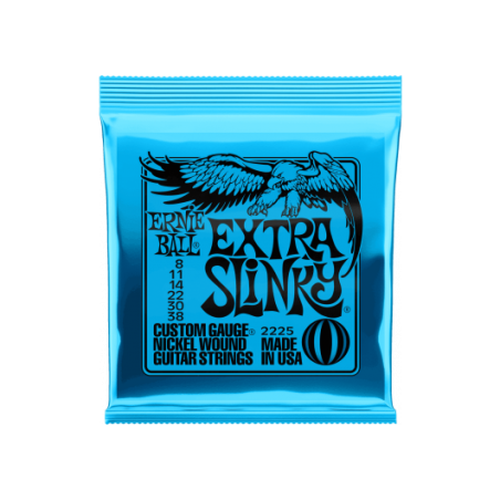 Extra slinky 8-38 | CORDES ELECTRIQUES Ernie Ball | Réf CEB…