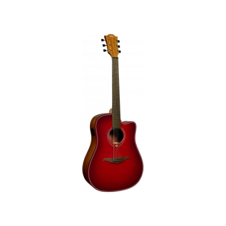 Tramontane Dreadnought Cutaway Electro Special Edition red…