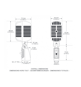 55SH Series II | MICROS FILAIRES Shure | Réf SSE 55SHT2