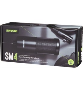 Microphone de studio SM4 avec pince articulée et housse | M…