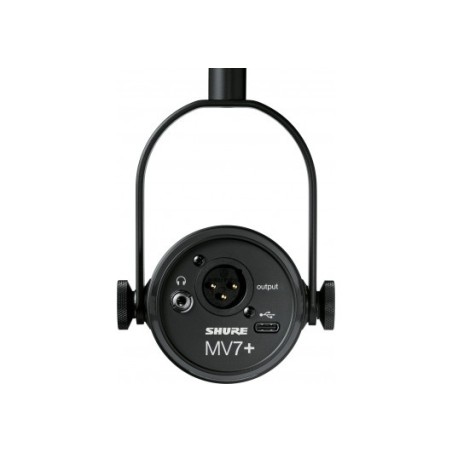 Micro de podcast XLR & USB-C noir