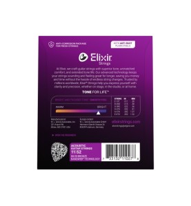 ACOUSTIQUE NANOWEB CL 11-52 | CORDES ACOUSTIQUES Elixir | R…