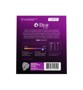 ACOUSTIQUE NANOWEB L 12-53 | CORDES ACOUSTIQUES Elixir | Ré…