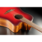 Tramontane Dreadnought Cutaway Electro Special Edition red burst