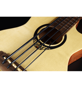 Tiki Mini Bass Fretless cutaway acoustic elec | UKULELES Lâ…