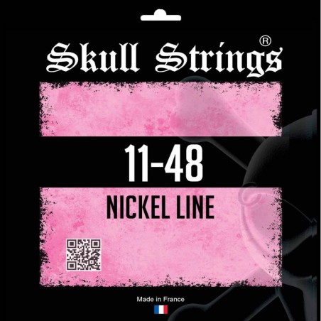 Skull Strings Nickel Line 11‑48 – Cordes Guitare Électrique
