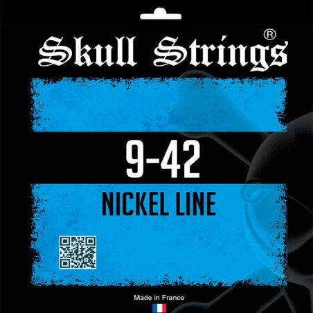 Skull Strings Nickel Line 9‑42 – Cordes Guitare Électrique