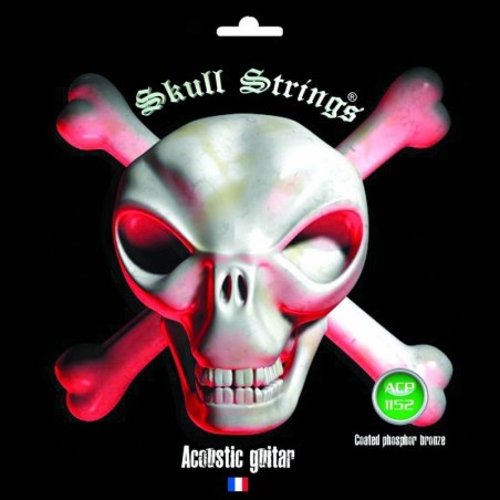 Skull Strings Acoustic 11‑52 – Coated Phosphore Bronze