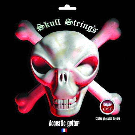 Skull Strings Acoustic 13‑56 – Coated Phosphore Bronze