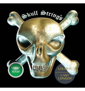 Skull Strings Drop D 10‑52 – Acier Inoxydable