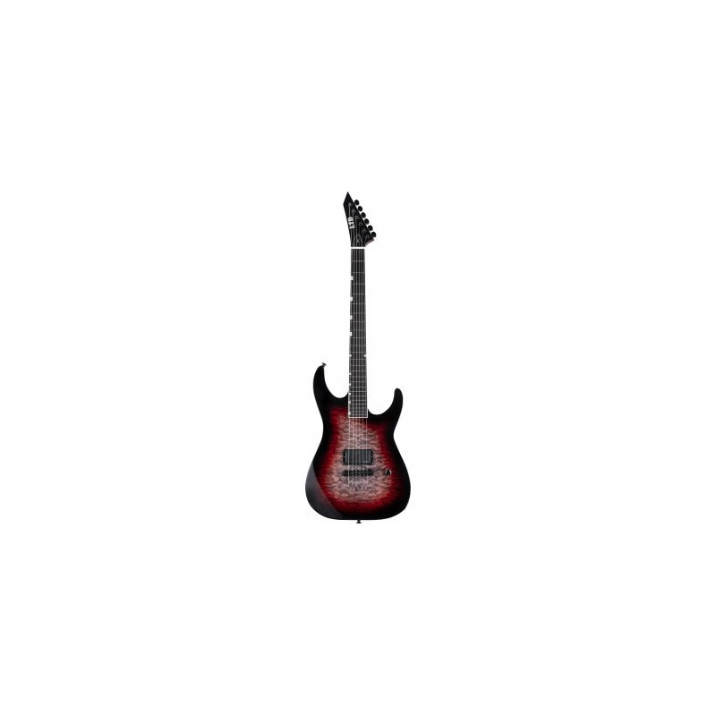 Guitare électrique Josh Middleton JM-I Quilted Maple Deep Blood Moon