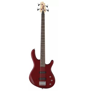 Cort Action JJ OPBC : Basse Électrique 4 Cordes Open Pore Black Cherry