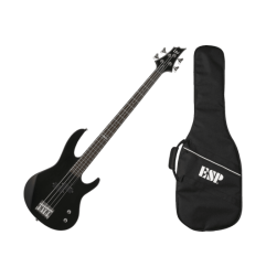 ESP LTD B-10 Kit BLKS : Basse Électrique Pack avec Housse