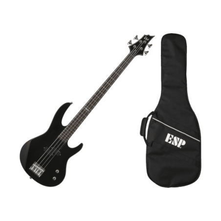 ESP LTD B-10 Kit BLKS : Basse Électrique Pack avec Housse