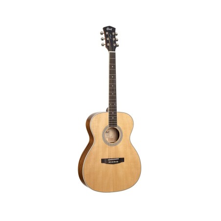 Cort PURE-O Natural Satin : Guitare Acoustique OM Table Massive