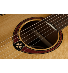 LÂG T170A Tramontane : Guitare Acoustique Auditorium Table Cèdre Massif