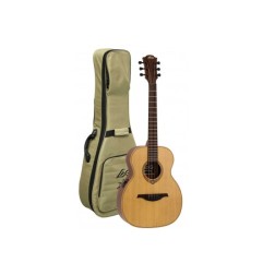 LÂG Escapade RCE : Guitare de Voyage Électro-Acoustique Cèdre Massif