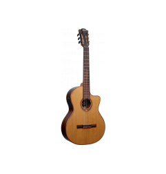 LÂG OC118CE Occitania : Guitare Classique Électro-Acoustique Cutaway