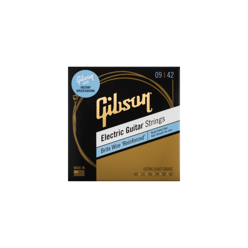 Brite Wire 'Reinforced' Electric Guitar Ultra-Light 9-42