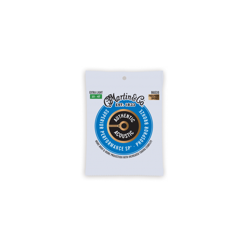 SP 92/8 Phosphore Bronze - Authentic, Extra Light, 92/8 - 10-47