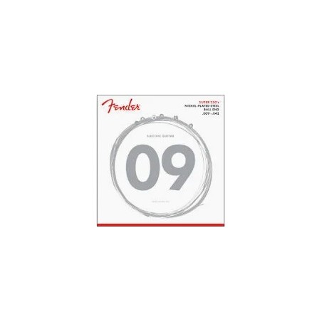 Cordes Fender Super 250's Nickel Plated Steel - 9-42