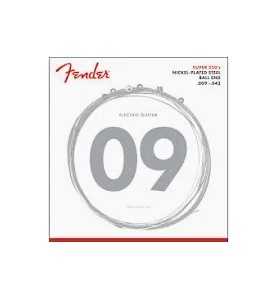 Cordes Fender Super 250's Nickel Plated Steel - 9-42