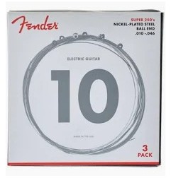 Cordes Fender Super 250's Nickel Plated Steel - 10-46 (Regular)