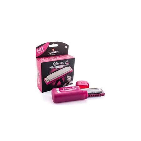 Harmonica Hohner Special 20 Edition Rose (Pink) - Tonalité Do (C)