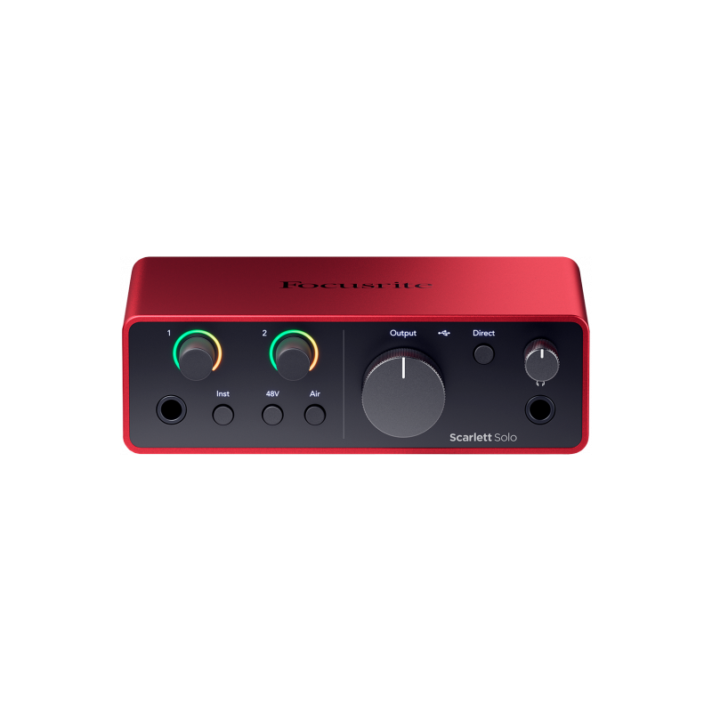 Scarlett G4 - Scarlett Solo 4th Gen - 2 in / 2 out - USB-C Scarlett G4 - Scarlett Solo 4th Gen - 2 in / 2 out - USB-C