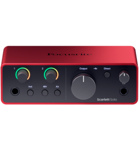 Focusrite Scarlett Solo (4ème Gén) - Interface Audio USB Compacte