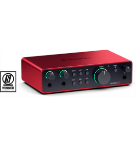 Focusrite Scarlett 2i2 4th Gen | Interface Audio 2 Entrées / 2 Sorties