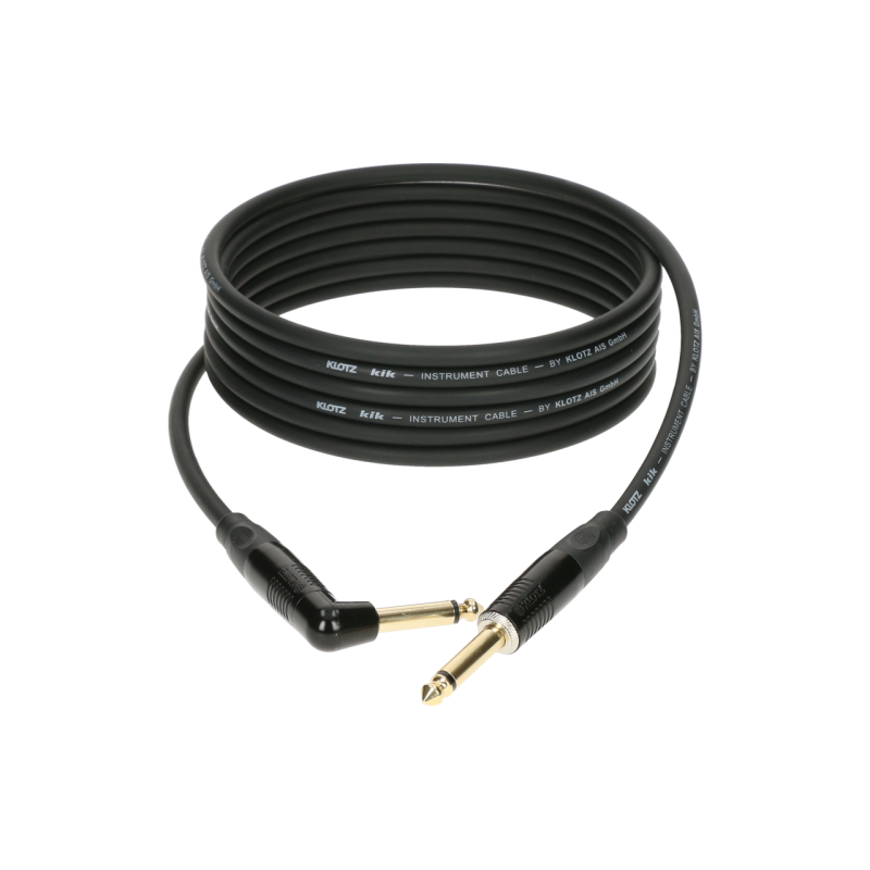 Câble klotz noir coudé 3m Câble klotz noir coudé 3m