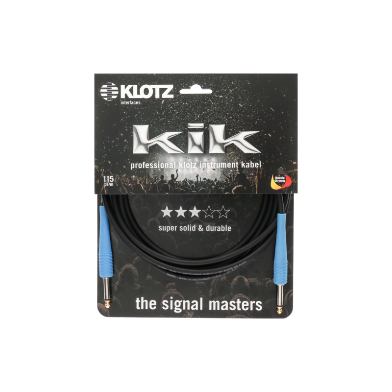 Câble klotz 3m avec avec capuchon de couleur Câble klotz 3m avec avec capuchon de couleur