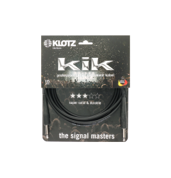 Câble Jack Klotz KIK6.0PPSW - 6m - Noir - Droit/Droit